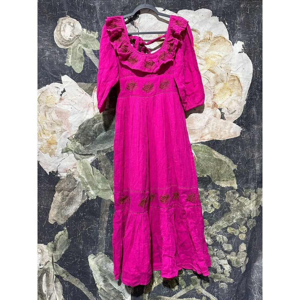 New Free People Lovers Lane Maxi Dress Size Small - Picture 5 of 8